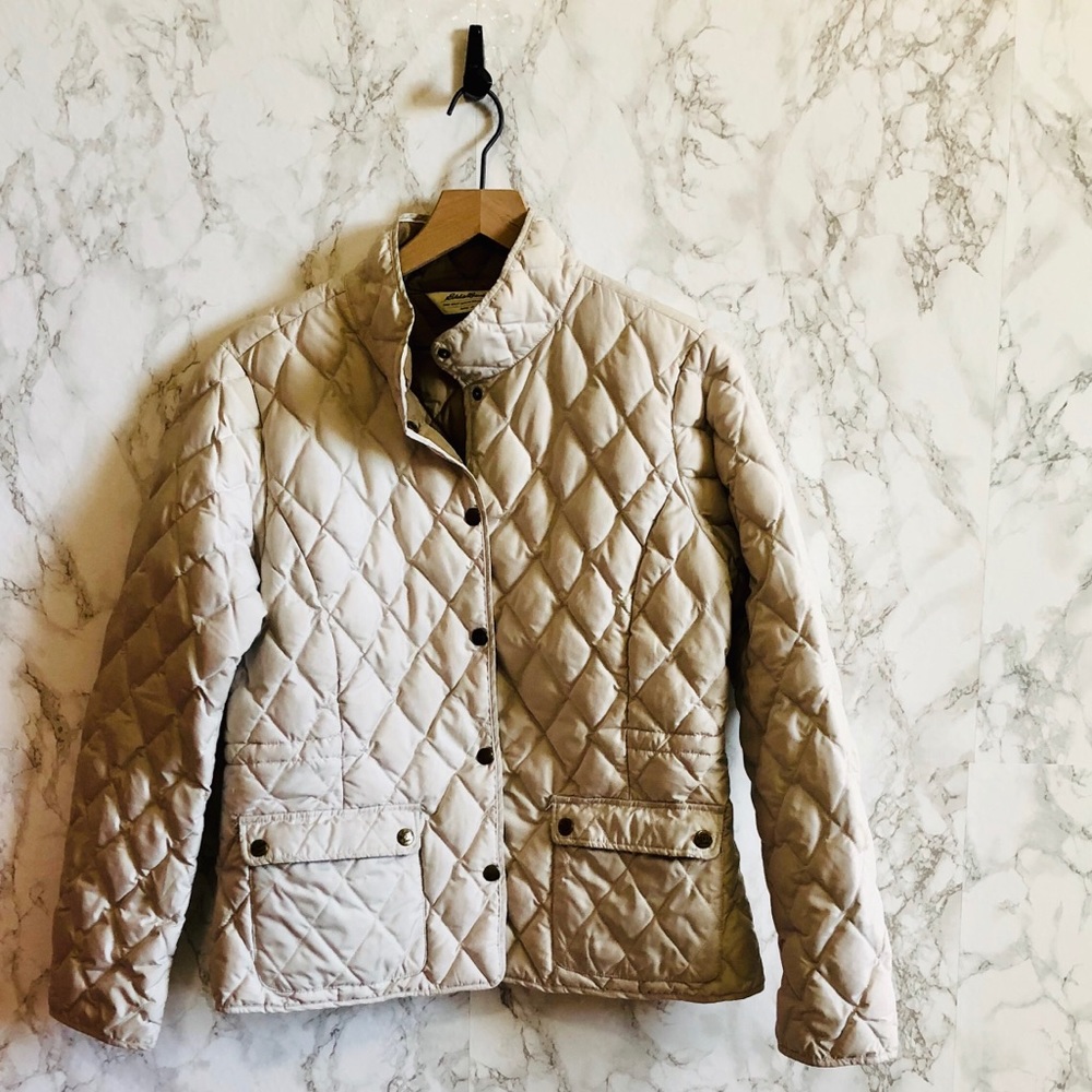 Eddie Bauer diamond quilted jacket